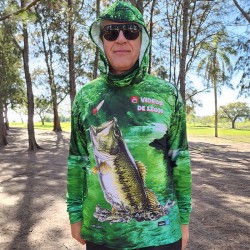 Remera de Pesca Deportiva "Señuelo Pescador"