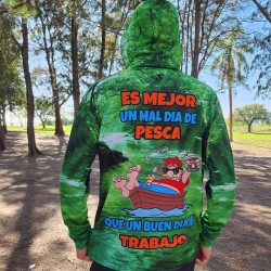 Remera de Pesca Deportiva "Señuelo Pescador"