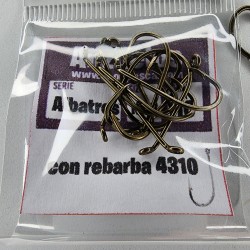 Anzuelos Albatros con rebarba 4310 Nº 3