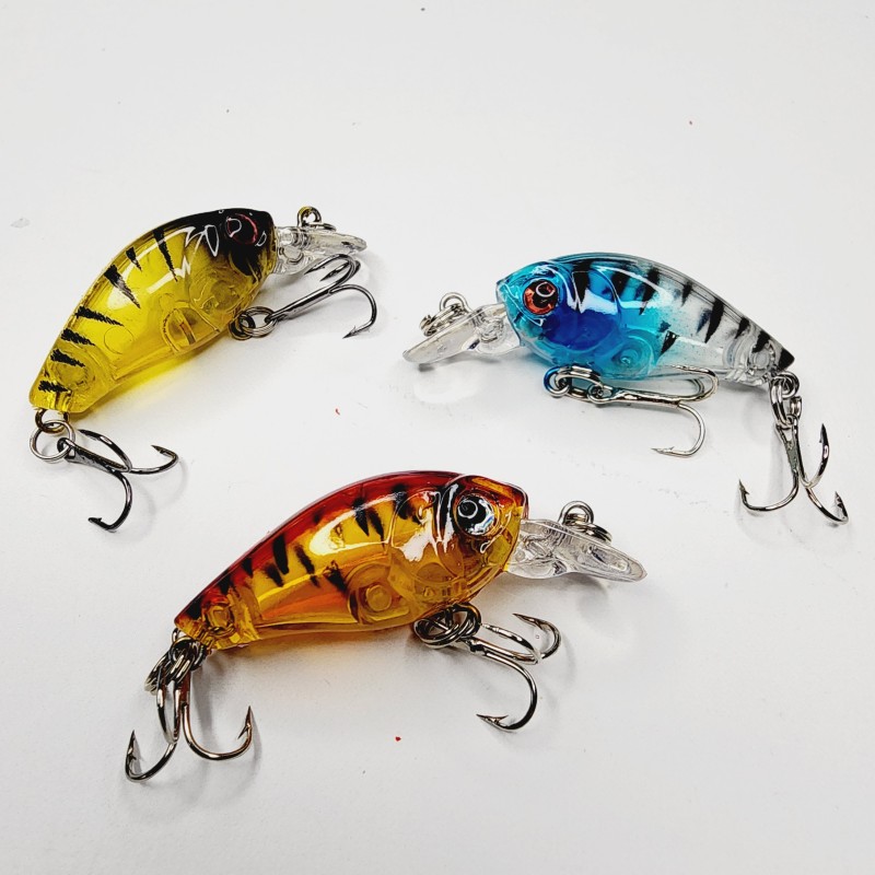 Señuelos Mini Crank Con Paleta 4,5 Cm Y 3,6 Gr.