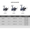 Reel Frontal CASTER Advance 6003 Variada Mar 3 Rulemanes