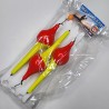 Linea M&M Pejerrey Chupetonas N4 140x35mm Laqueada.  Ideal Pejerrey