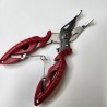 Alicate Pinza Quita Anzuelo Corta Tanza Acero Inoxidable con Funda