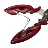 Alicate Pinza Quita Anzuelo Corta Tanza Acero Inoxidable con Funda