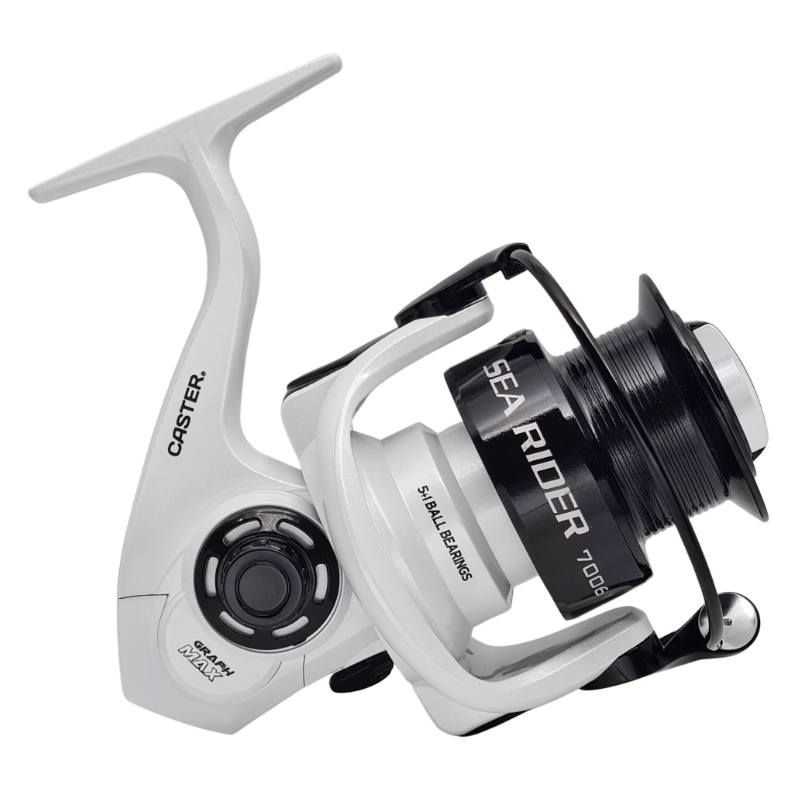 Reel Frontal CASTER Sea Rider 7006 Variada Río Mar 6 Rulemanes