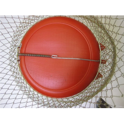 Vivero para pescados, Jaula Plegable Flotador Red Metalica  38 cm