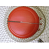 Vivero para pescados, Jaula Plegable Flotador Red Metalica  38 cm