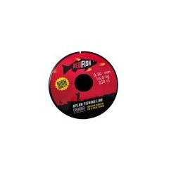 Tanza Pesca 0,40mm Red Fish Rollo Bobina 250 M Resiste 11 Kg