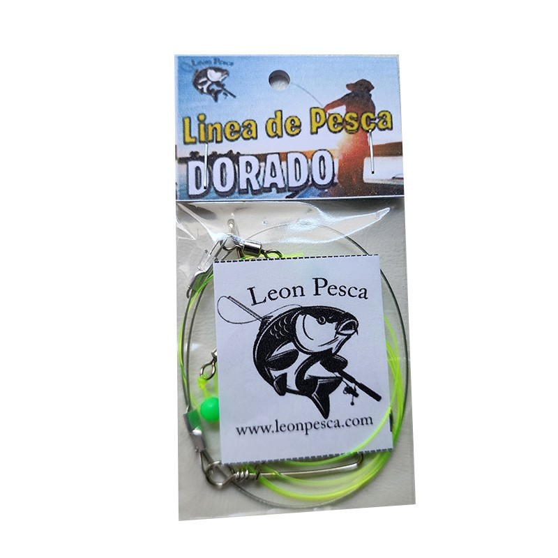 Línea de PESCA para Dorado corrediza c/leader, 1 anz - Nº 9/0