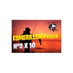 10 Esmerillónes Tipo Sampo 2/0 - 60 Kg De Resistencia