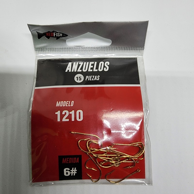 Anzuelos RedFish 1210 ideal para Pejerey Sobres X 15 Unidades
