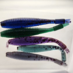 Señuelo de Silicona "Bait S-Shad" 61 mm 1.2 grs (6 un)