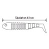 Señuelo de Silicona "Skeleton" 61mm 1.8 grs (6 un)