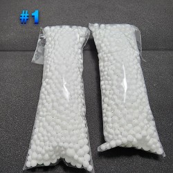 Bolitas de telgopor para la Pesca de 3mm. a 7mm de diametro