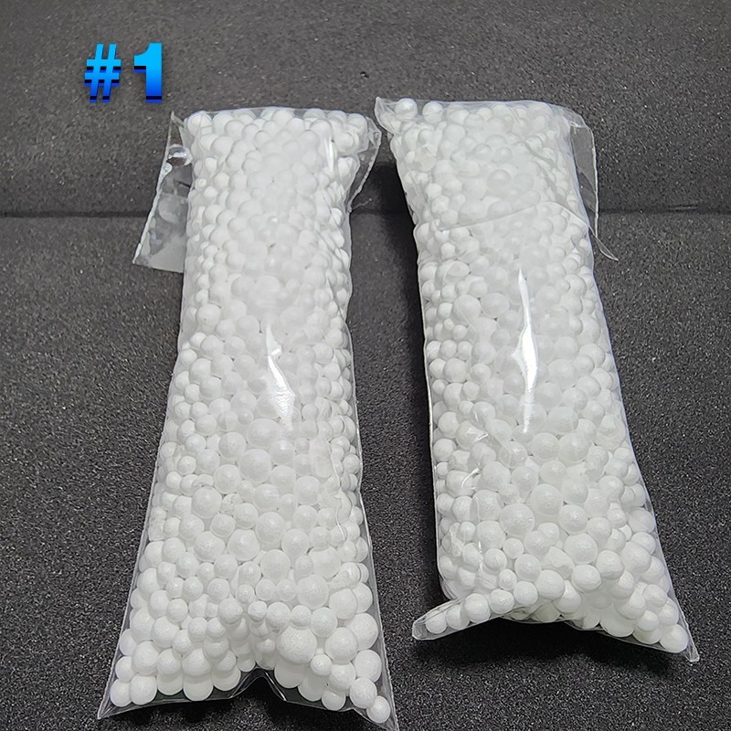 Bolitas de telgopor para la Pesca de 3mm. a 7mm de diametro