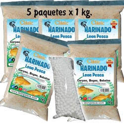 5 Harinados "LP - Clasico"  + 1 Bolitas de telgopor para la Pesca