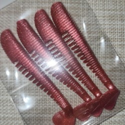 Awaruna 4” (102 mm) – Señuelos de Silicona para Dorado (Pack de 4)
