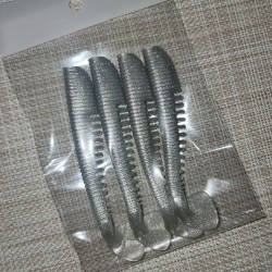 Awaruna 4” (102 mm) – Señuelos de Silicona para Dorado (Pack de 4)