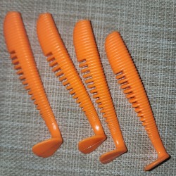 Awaruna 4” (102 mm) – Señuelos de Silicona para Dorado (Pack de 4)