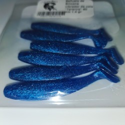 Señuelo de Silicona vibrador de cola "Tararira" 60 mm 1.4 gr (6 un)