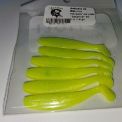 Señuelo de Silicona vibrador de cola "Tararira" 60 mm 1.4 gr (6 un)