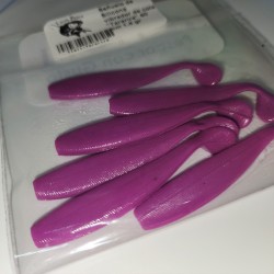 Señuelo de Silicona vibrador de cola "Tararira" 60 mm 1.4 gr (6 un)