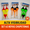Línea Pejerrey 3,10 m con Boyas Chupetonas | Anzuelos Nº2 | Leon Pesca
