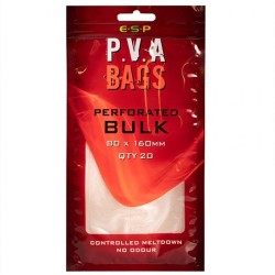 Bolsas PVA ESP Bulk Perforadas 80 × 160 mm | Leon Pesca