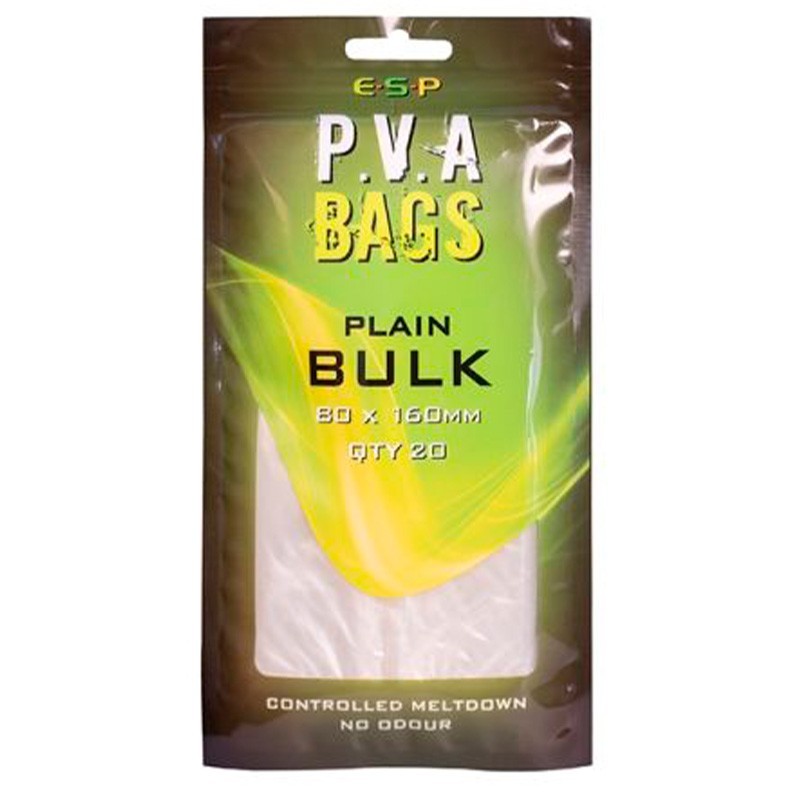 Bolsas PVA ESP Bulk Lisas 80 × 160 mm | Leon Pesca