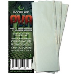 Bolsas PVA Gardner Tubes 200 × 65 mm | 10 unidades | Leon Pesca