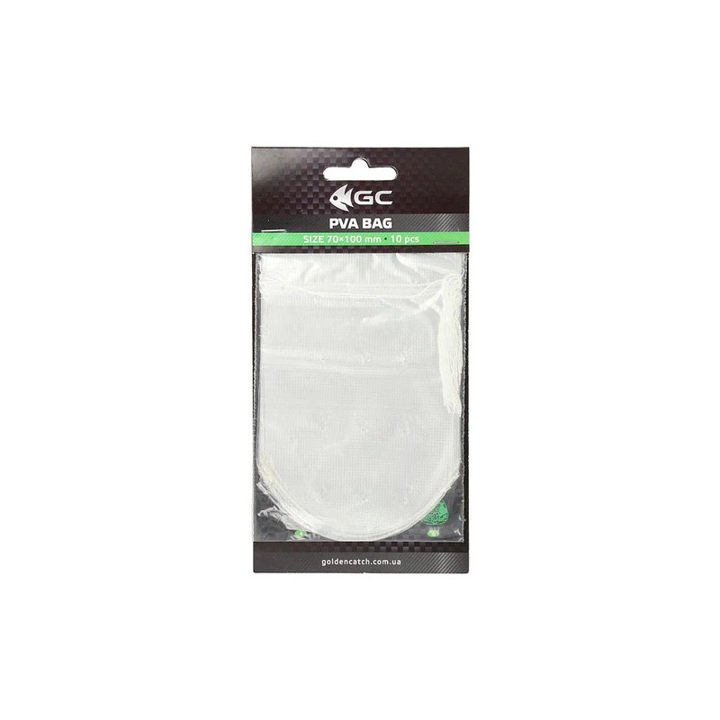 Bolsas PVA Golden Catch 70 × 100 mm con Hilo | Leon Pesca