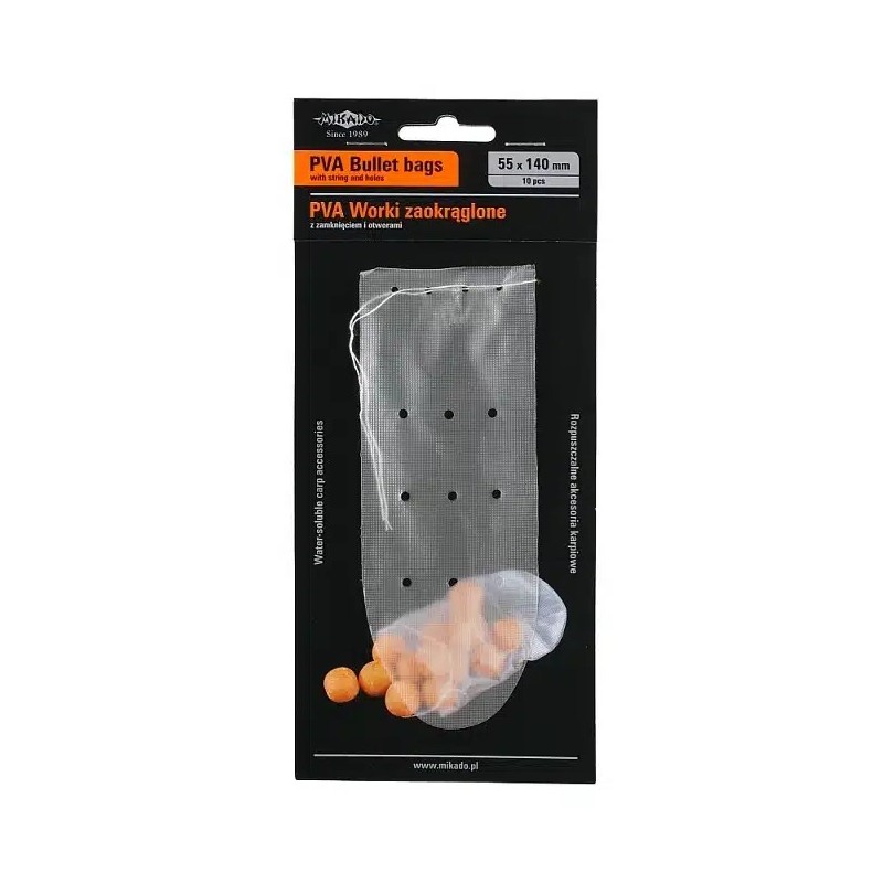 Bolsas PVA Mikado 65x190 mm 10 unidades | Leon Pesca