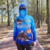Remera de Pesca Deportiva "Carp Fishing" con Protección UV, Capucha y Diseño Innovador