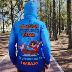 Remera de Pesca Deportiva "Carp Fishing" con Protección UV, Capucha y Diseño Innovador