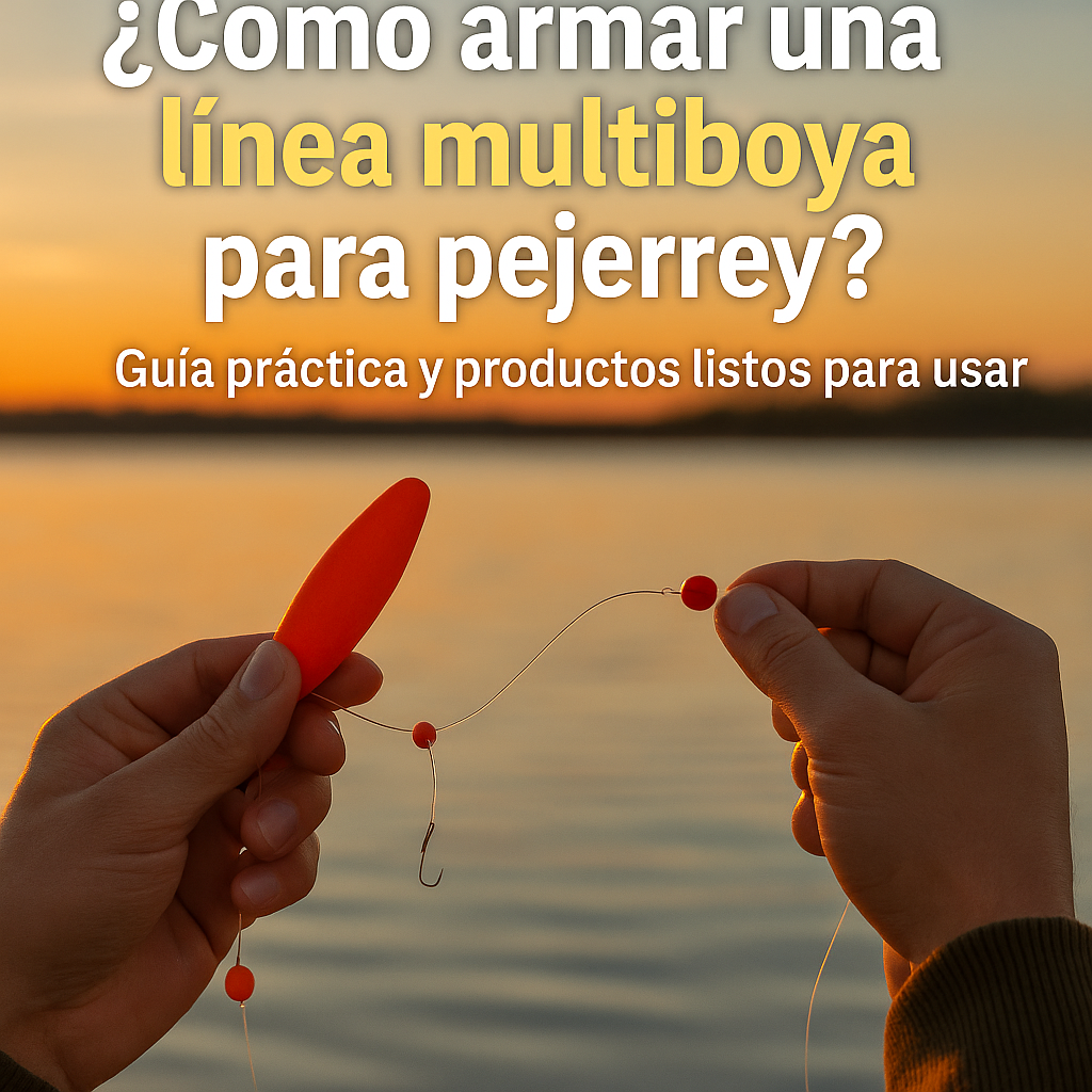 ✅ ¿Cómo armar una línea multiboya para pejerrey? Guía práctica y productos listos para usar ✅
